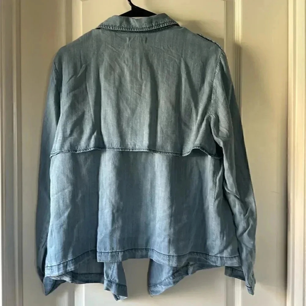 NWT Jean jacket cardigan large by fate / G19 - Picture 5 of 5